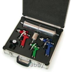 Kit de pistolet pulvérisateur HVLP Titan 19221 Pro Gravity, revêtu de couleur, pour base, détails, vernis transparent
