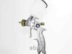 Kit de pistolet pulvérisateur d'air pour peinture automobile HVLP ATOM X16 avec lumière Gunbudd GRATUITE