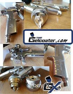 Le pistolet à peinture Gelcoater GX4 HVLP pour gelcoat et résine avec buse de 3,0 mm ESG660