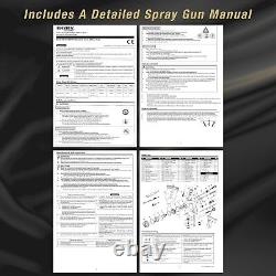Maître Élite Kit Ultime de Pistolet de Pulvérisation HVLP Série PRO-44 de Haute Performance, Nouveau