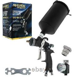 Master Pro 33 Série Hvlp Pistolet De Pulvérisation, 1,8mm Pointe, Régulateur D'air, Primeur De Peinture Automatique