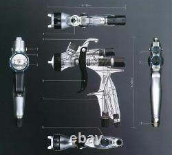 Meiji Finer-core-hvlp-13 1.3mm Center Cup Spray Gun Sans Alimentation Cup Gravity