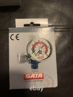 Micromètre D'air SATA 27771 Hvlp Avec Régulateur De Pistolet À Vaporisateur Psi 0-145