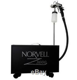 Norvell Sunless Mobile Z-3000 Hvlp Système De Pulvérisation Pulvérisation De Bronzage Gun & Booth