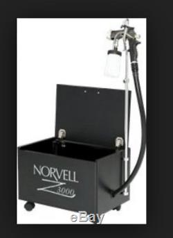 Norvell Sunless Mobile Z-3000 Hvlp Système De Pulvérisation Pulvérisation De Bronzage Gun & Booth