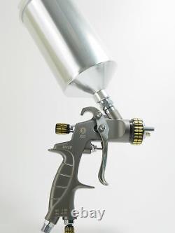 Nouveau pistolet de pulvérisation professionnel HVLP Atom X20 pour peinture de voitures avec LUMIÈRE LED GUNBUDD GRATUITE.