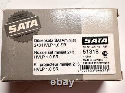 Nouvelle série de buses SATA minijet 2 + 3 HVLP 1.0 SR #051318
