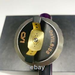 Outil de peinture pour voiture Pistolet 1,3 mm Buse Violette CV1 HVLP pour pistolet pulvérisateur Devilbiss