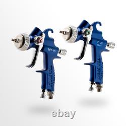 PISTOLET À PULVÉRISATION FUJI MP-V8T À REVÊTEMENT TRANSPARENT 1.3 mm ET PISTOLET À PULVÉRISATION H-V8T HVLP À BASE 1.4 mm