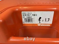 Pistolet Vaporisateur Walcom Hvlp Slim 1.7 Avec Kit De Réparation, Étui, Gauge & Reg, & Cup Nouveau