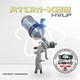 Pistolet à Peinture Atom X20 Hvlp 1.3/1.4 + Lumière Gunbudd Pro Gratuite