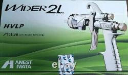 Pistolet à peinture Anest Iwata WIDER2L-2-12G2P HVLP professionnel à alimentation par pression
