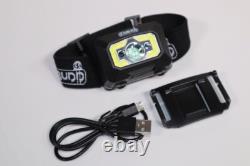 Pistolet à peinture Atom Mini-X16 HVLP à gravité avec lumière GunBudd GRATUITE