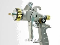 Pistolet à peinture Atom X20 HVLP pour automobile Base/Clear Coat Outil Pro + GunBudd GRATUIT