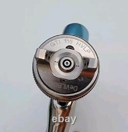 Pistolet à peinture Devilbiss GTI W 1.3 avec casquette d'air 115 HVLP et gobelet / pot de pistolet tout neuf