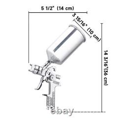 Pistolet à peinture HVLP 1,3 mm 1,8 mm Spray Air Efficace M
