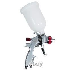 Pistolet à peinture HVLP 1,7 mm, régulateur d'air HVLP, paquet de blocs mini denibbing