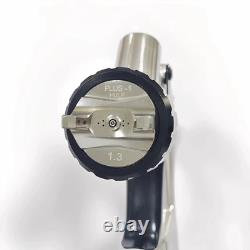 Pistolet à peinture HVLP Digital Basecoat Plus avec buse de 1,3 mm et godet de 600 ml (Argent)