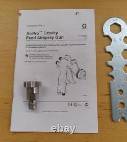 Pistolet à peinture HVLP Graco Air Pro à alimentation par gravité