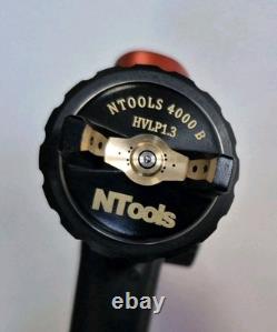 Pistolet à peinture HVLP NTools 4000 1.3 Pro à gravity, neuf dans sa boîte