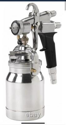 Pistolet à peinture HVLP Titan Maxum II en acier inoxydable à alimentation sous pression