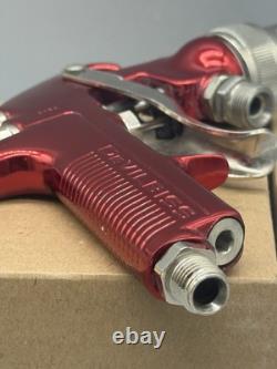 Pistolet à peinture HVLP à alimentation par pression Devilbiss EXL-520P Rouge