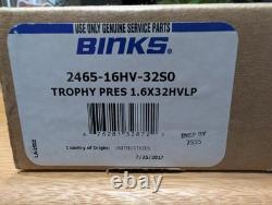 Pistolet à peinture HVLP à alimentation sous pression Binks Trophy avec buse de pulvérisation de 1,6 mm 2465-16HV-32S0
