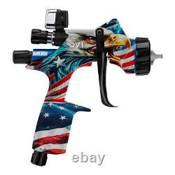 Pistolet à peinture HVLP numérique DEVILBISS édition limitée DV1-C1 Screaming Eagle 1,3 mm