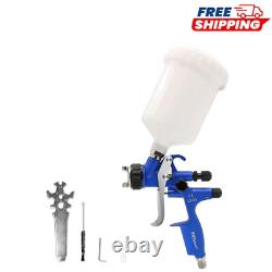 Pistolet à peinture HVLP polyvalent avec design léger et réservoir en aluminium de 600 ml
