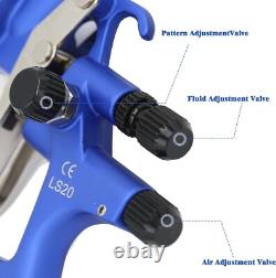 Pistolet à peinture HVLP polyvalent avec design léger et réservoir en aluminium de 600 ml