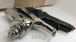 Pistolet à peinture à air Snap On Tools BF700 HVLP noir à alimentation gravitaire avec boîte Saber II