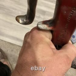 Pistolet à peinture à gravité HVLP Snap On 1,3 mm rouge Saber BF813 fabriqué aux États-Unis
