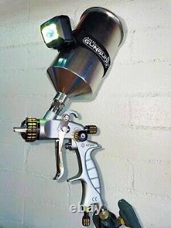 Pistolet à peinture auto ATOM X27-HVLP AVEC SYSTÈME D'ÉCLAIRAGE ULTRA LÉGER GUNBUDD GRATUIT