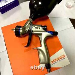 Pistolet à peinture automobile HVLP avec godet de 600 ml et buse de 1,3 pour Devilbiss
