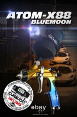 Pistolet à peinture automobile LVLP ATOM X88 BLUEMOON 1,3/1,4 mm