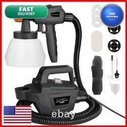 Pistolet à peinture électrique HVLP Tilswall 800 W gris foncé