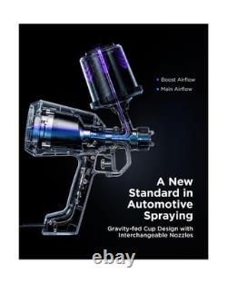 Pistolet à peinture électrique InoKraft Drizzle X pour retouches de carrosserie automobile