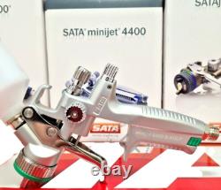 Pistolet de peinture SATA minijet 4400 B 198184 HVLP pour retouche avec godet, buse de 1,2 mm