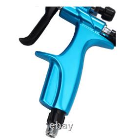 Pistolet de peinture pour voiture HVLP bleu CV1 1,3mm buse 600ML Spray Gun