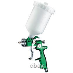 Pistolet de pulvérisation Astro Pneumatic EuroPro forgé HVLP 1,5 mm avec gobelet en plastique