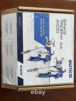 Pistolet de pulvérisation Binks Trophy AA 4400 HVLP à air assisté sans airless