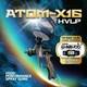 Pistolet De Pulv&eacute;risation Hvlp Atom X16 &agrave; Gravit&eacute; Pour Peinture Automobile + Lampe Gunbudd Offerte