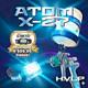 Pistolet De Pulv&eacute;risation Hvlp Atom X27 Outil De Peinture Automobile + Lampe Gunbudd Offerte