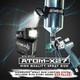 Pistolet De Pulv&eacute;risation Hvlp Atom X27, Outil Professionnel De Peinture Automobile + Gunbudd Gratuit