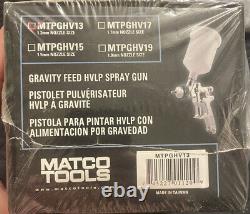 Pistolet de pulvérisation HVLP à alimentation par gravité Matco