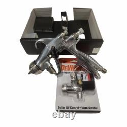 Pistolet de pulvérisation HVLP à alimentation sous pression DeVilbiss FLG, buses de 1,4 mm et 1,8 mm