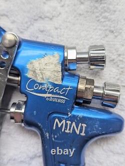 Pistolet de pulvérisation HVLP compact DeVilbiss MINI 1.2 mm HS1, identique au SRi Pro (Gun24)