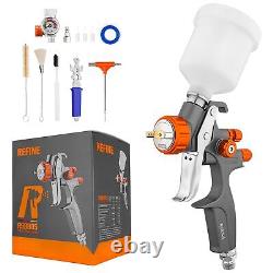 Pistolet de pulvérisation HVLP mini, pistolet de pulvérisation de peinture à compresseur d'air avec buse de 1,0 mm