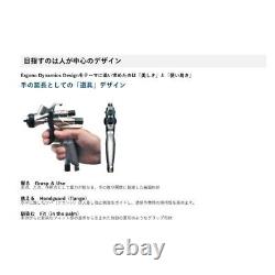 Pistolet de pulvérisation Meiji FINER-CORE-HVLP-13 1.3mm sans récipient de tasse central 135mL/min