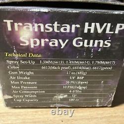 Pistolet de pulvérisation Transtar Hvlp 1,3 mm Gravity Feed Gun #6613